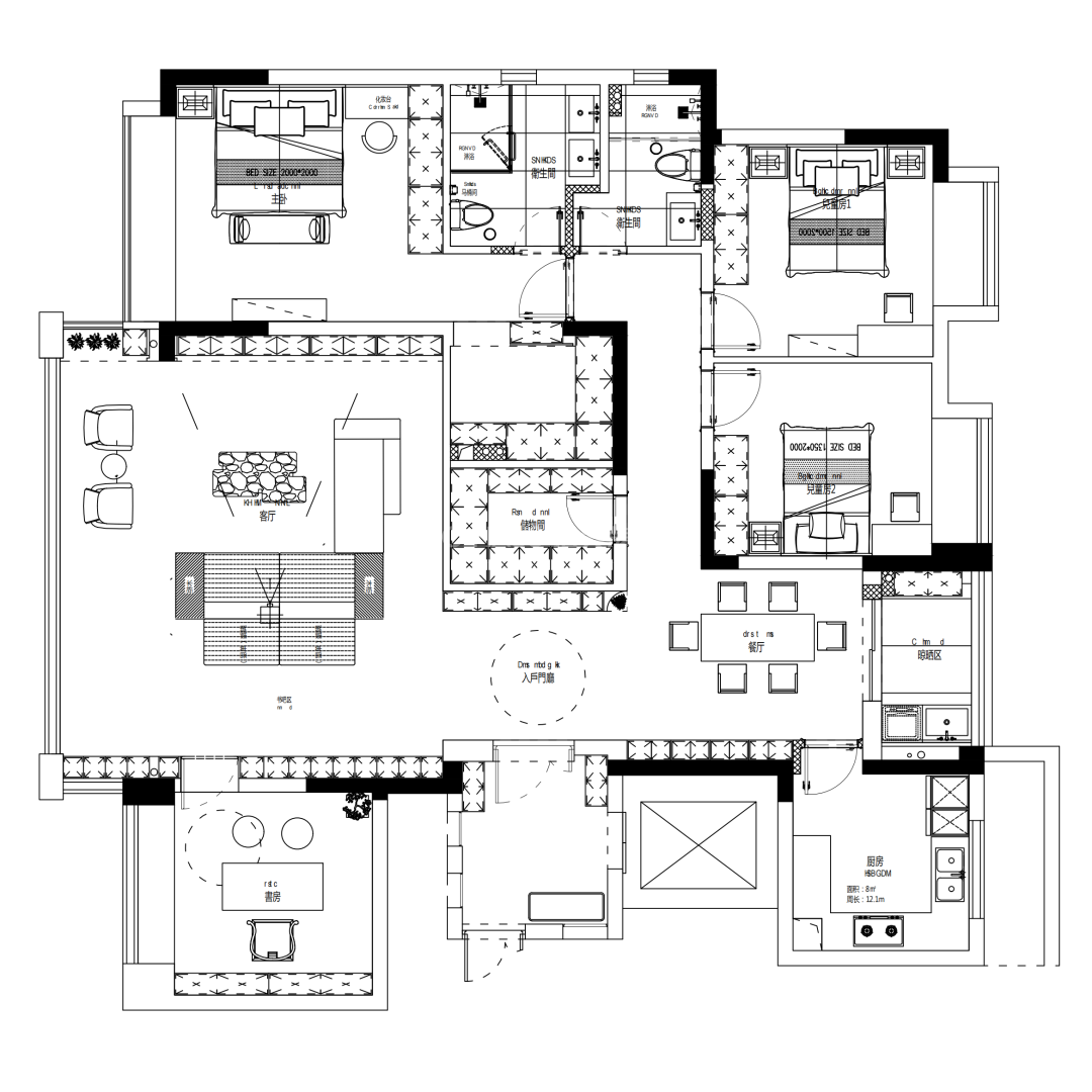 平面设计方案图