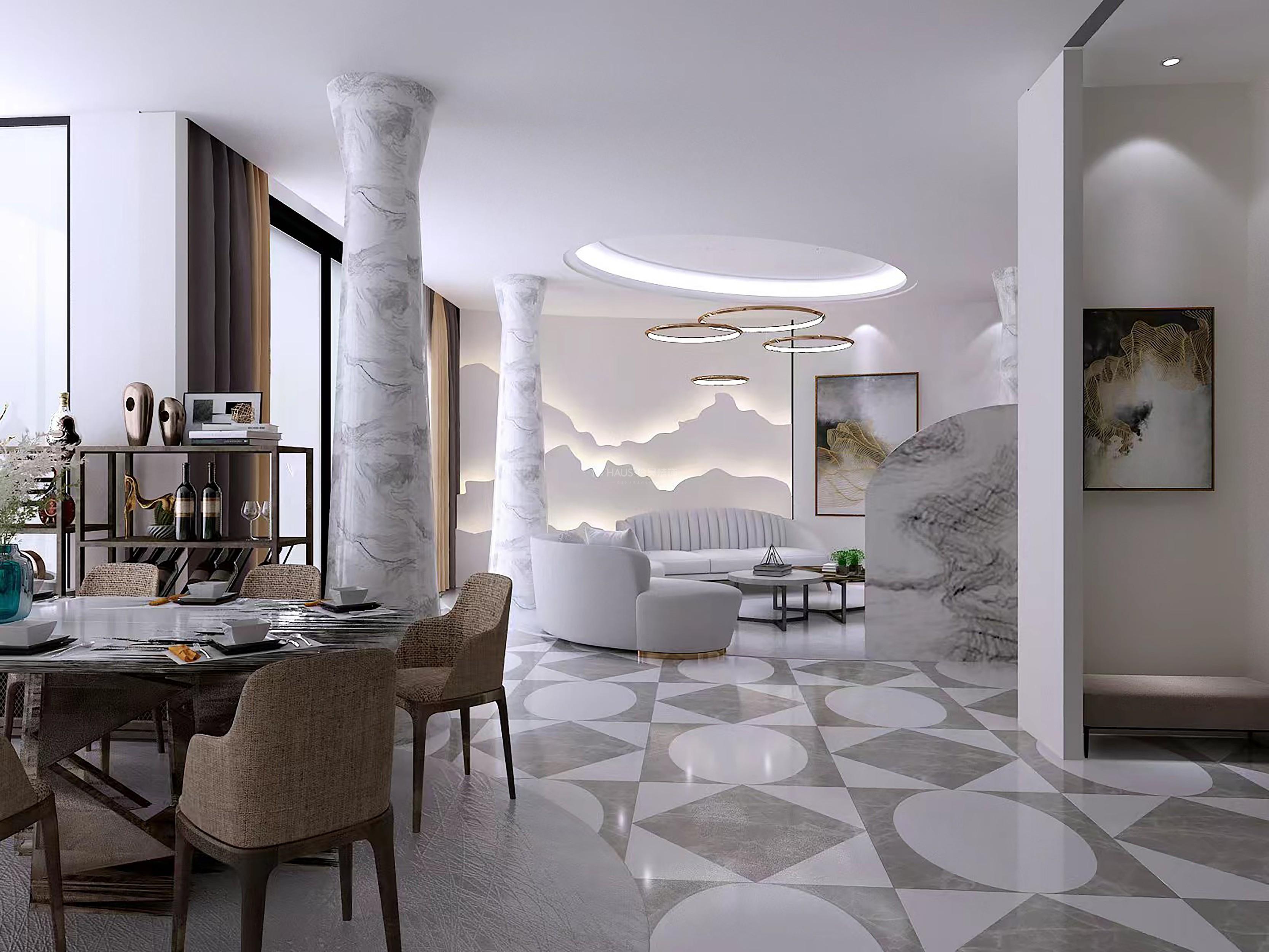 麓湖·隐溪岸私宅设计丨当东方意境邂逅现代美学，空间便成了古今对话的容器