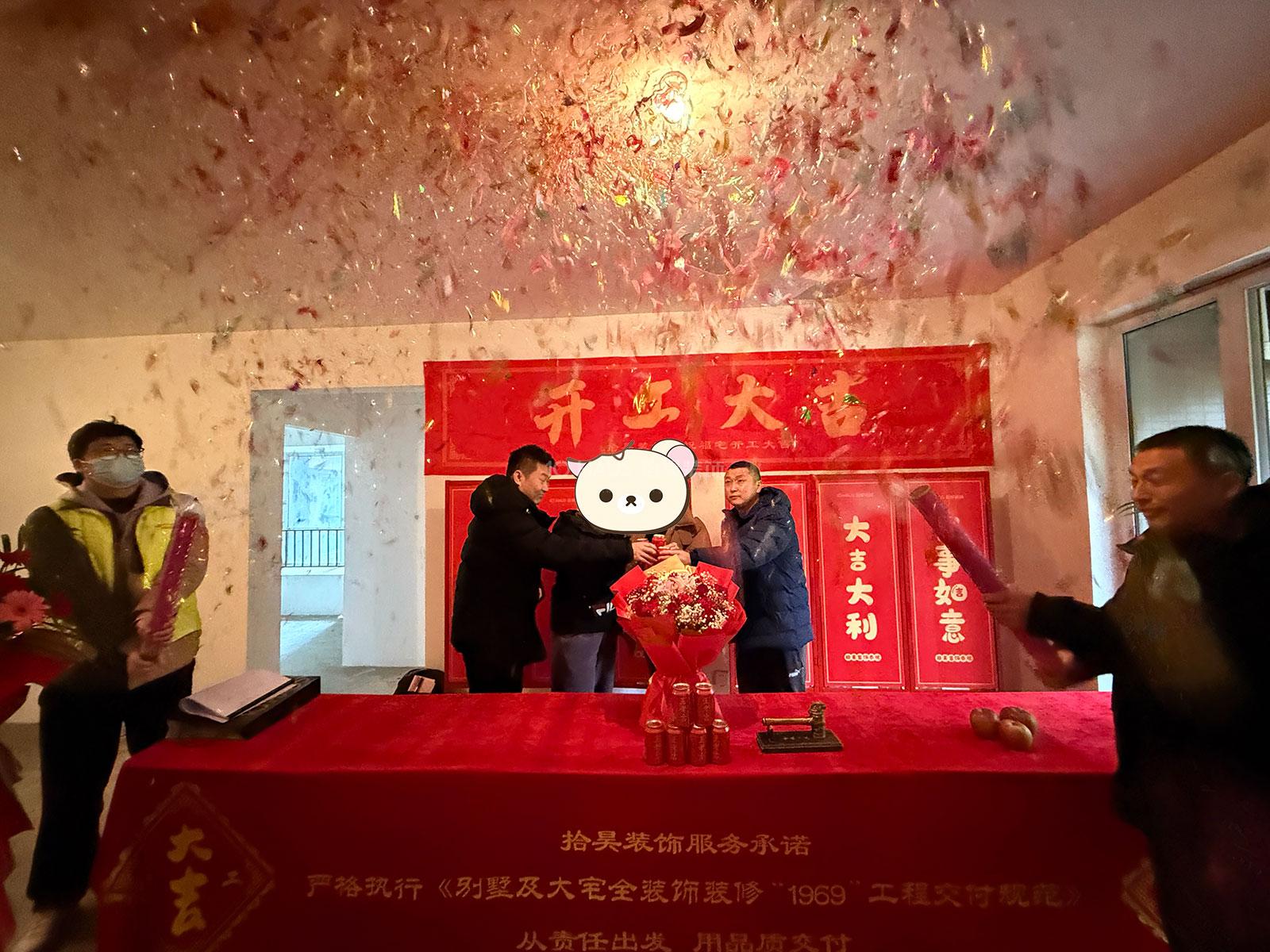 洛森堡新殿100㎡三居装修施工进行中